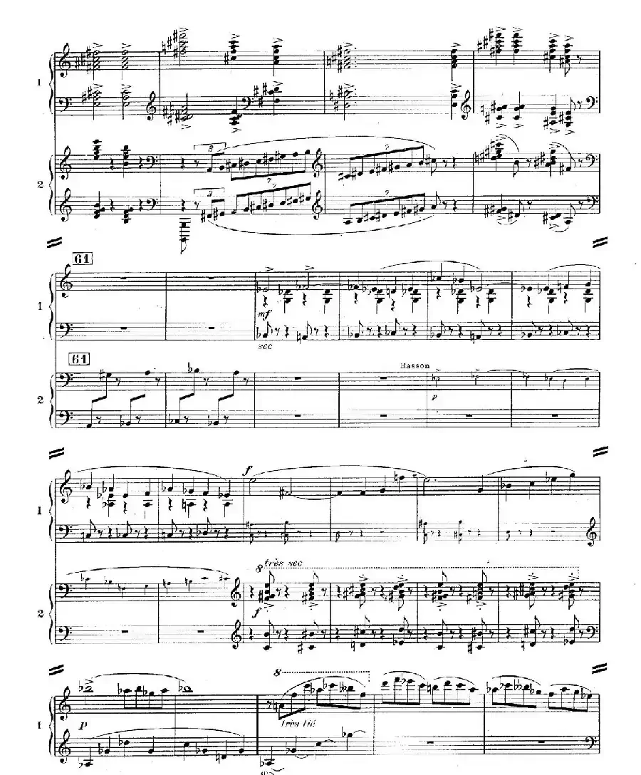 Concerto for 2 Pianos in d Minor（d小调双钢琴协奏曲· 第三乐章）