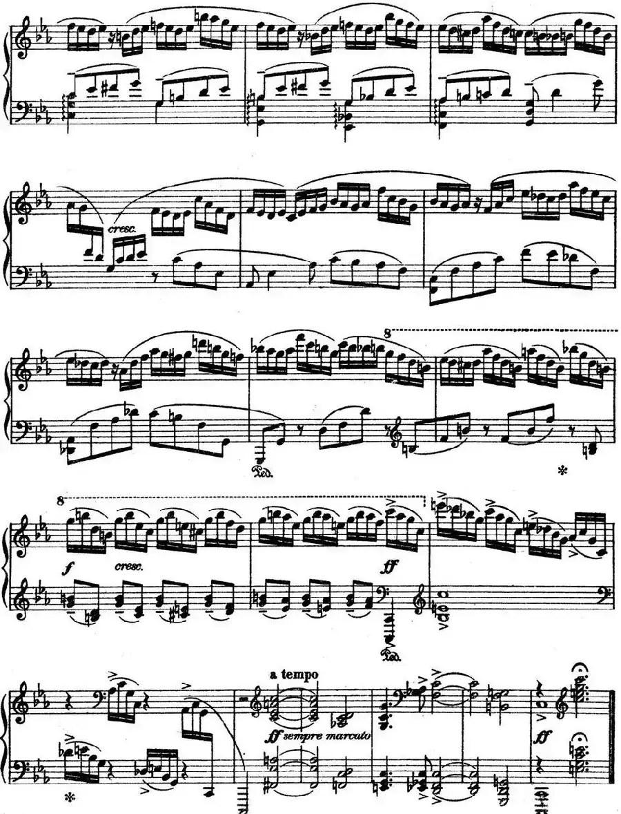 10 Preludes Op.23（拉赫玛尼诺夫10首前奏曲·Ⅶ）