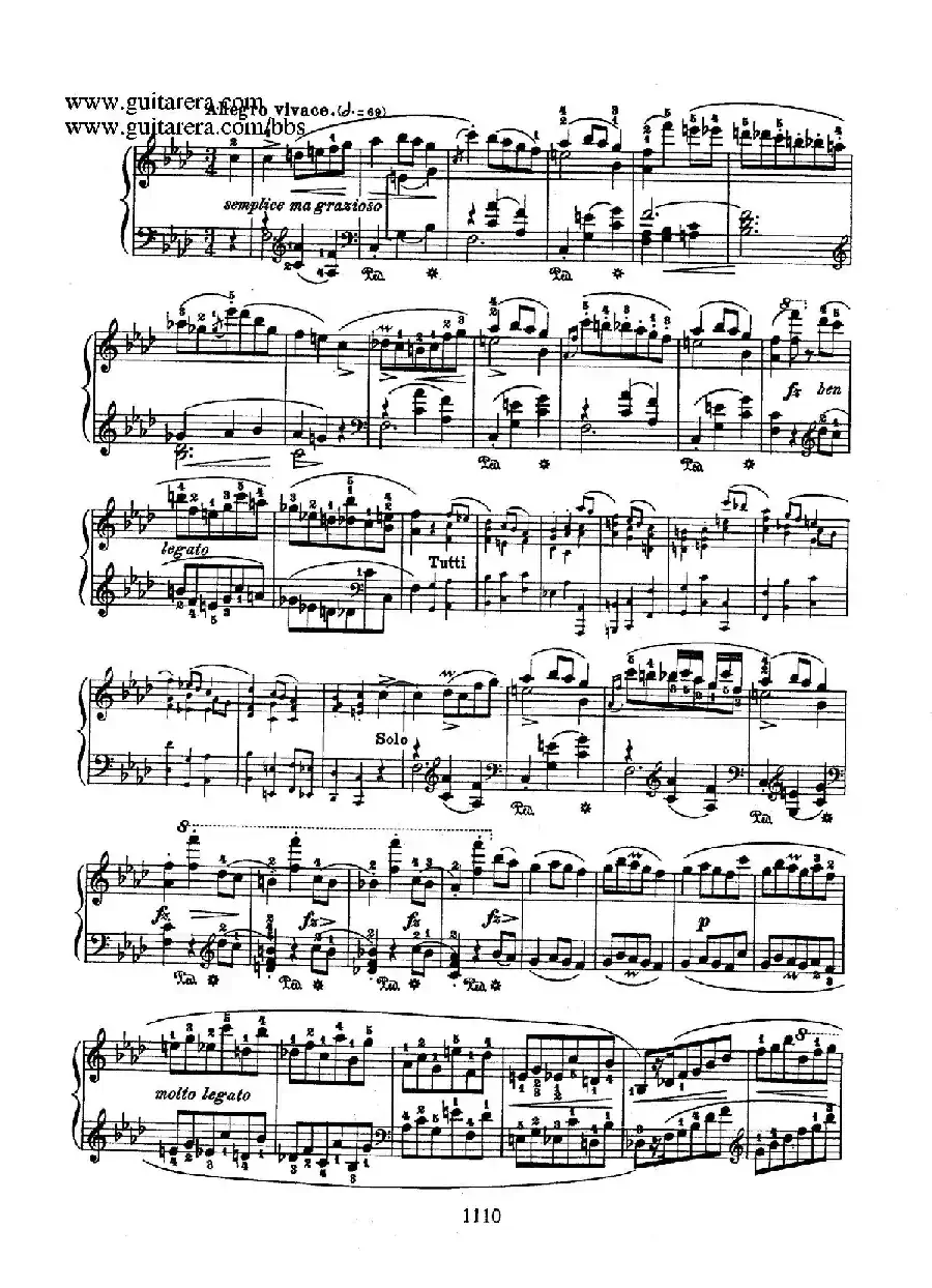 Piano Concerto No.2 in f Minor Op.21（f小调第二钢琴协奏曲·钢琴独奏版）