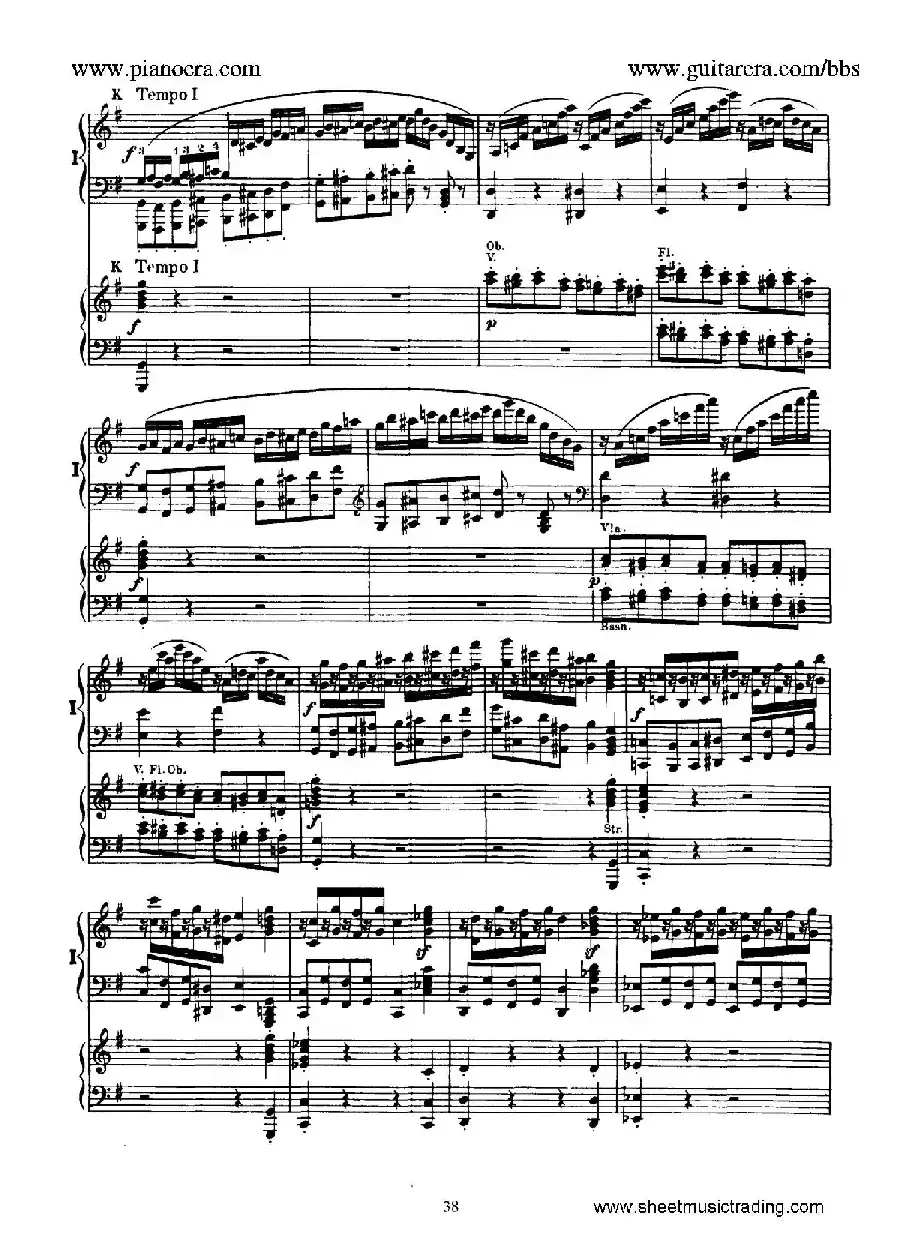 Piano Concerto No.1 in g Minor Op.25（g小调第一钢琴协奏曲·双钢琴）