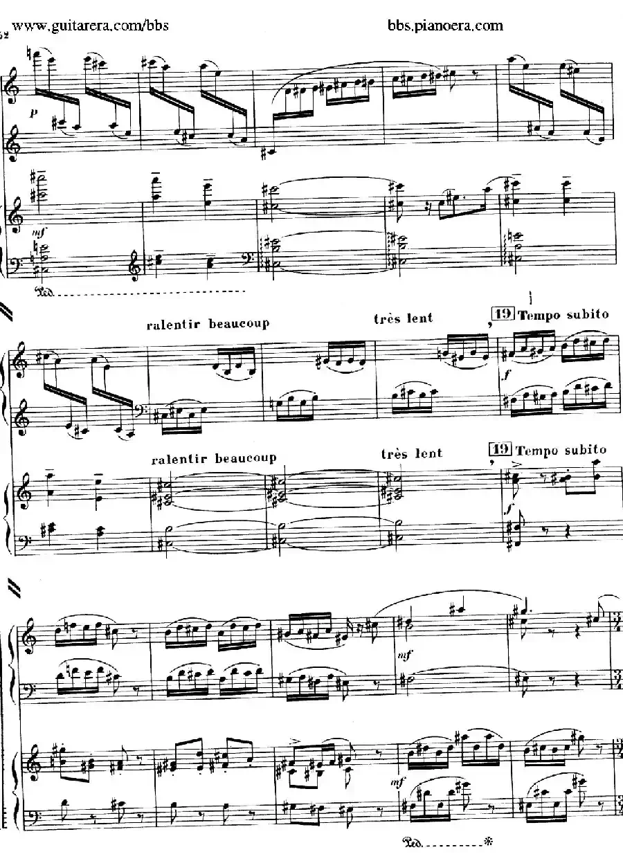 Piano Concerto in c-sharp Minor（升c小调钢琴协奏曲·第三乐章）