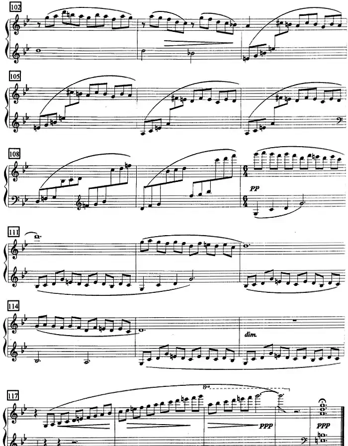 钢琴教程第八级 中外乐曲（山泉）