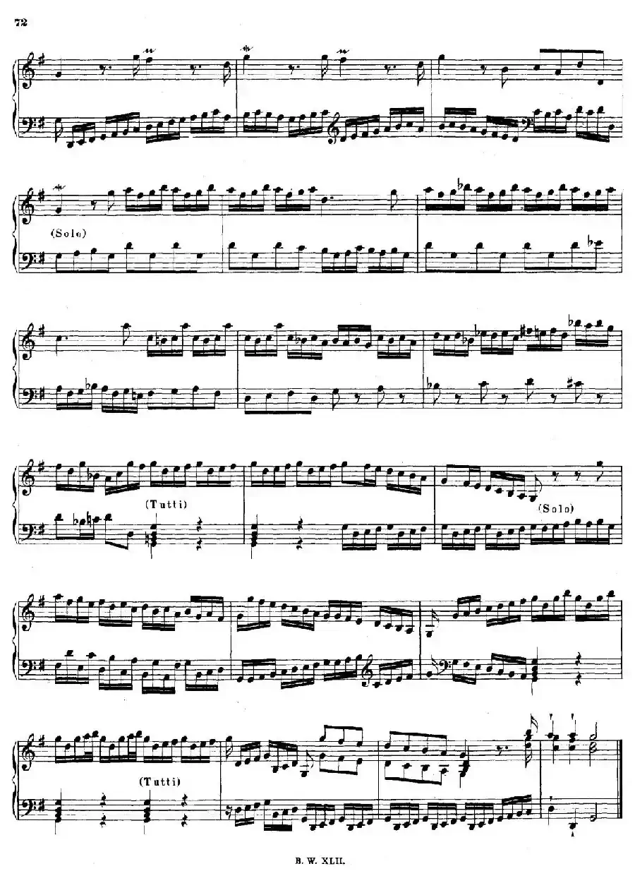 16 Concertos BWV 972-987（十六首为独奏古钢琴而作的协奏曲）（P11——20）