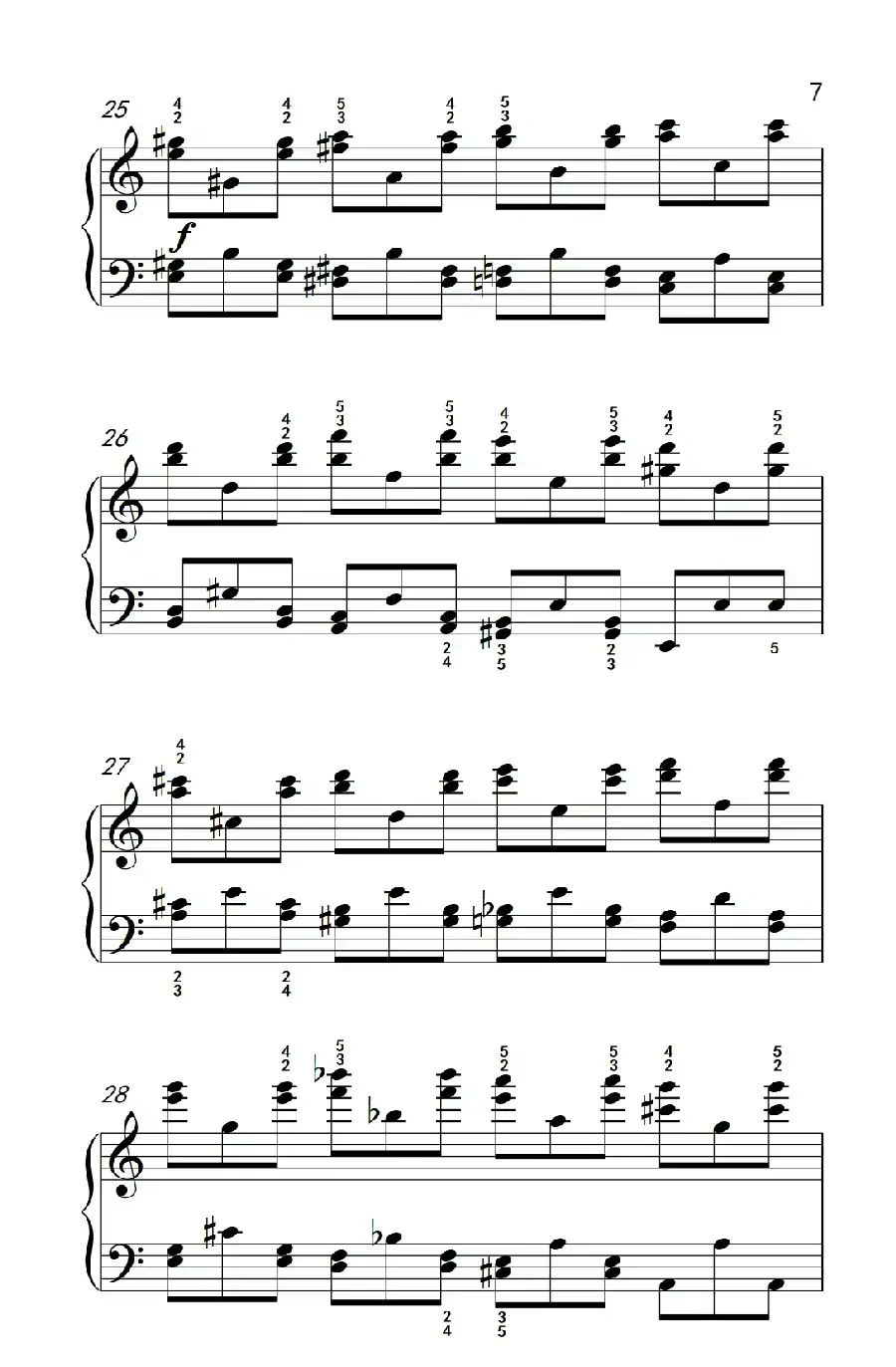 莫什科夫斯基 钢琴练习曲（第八首）