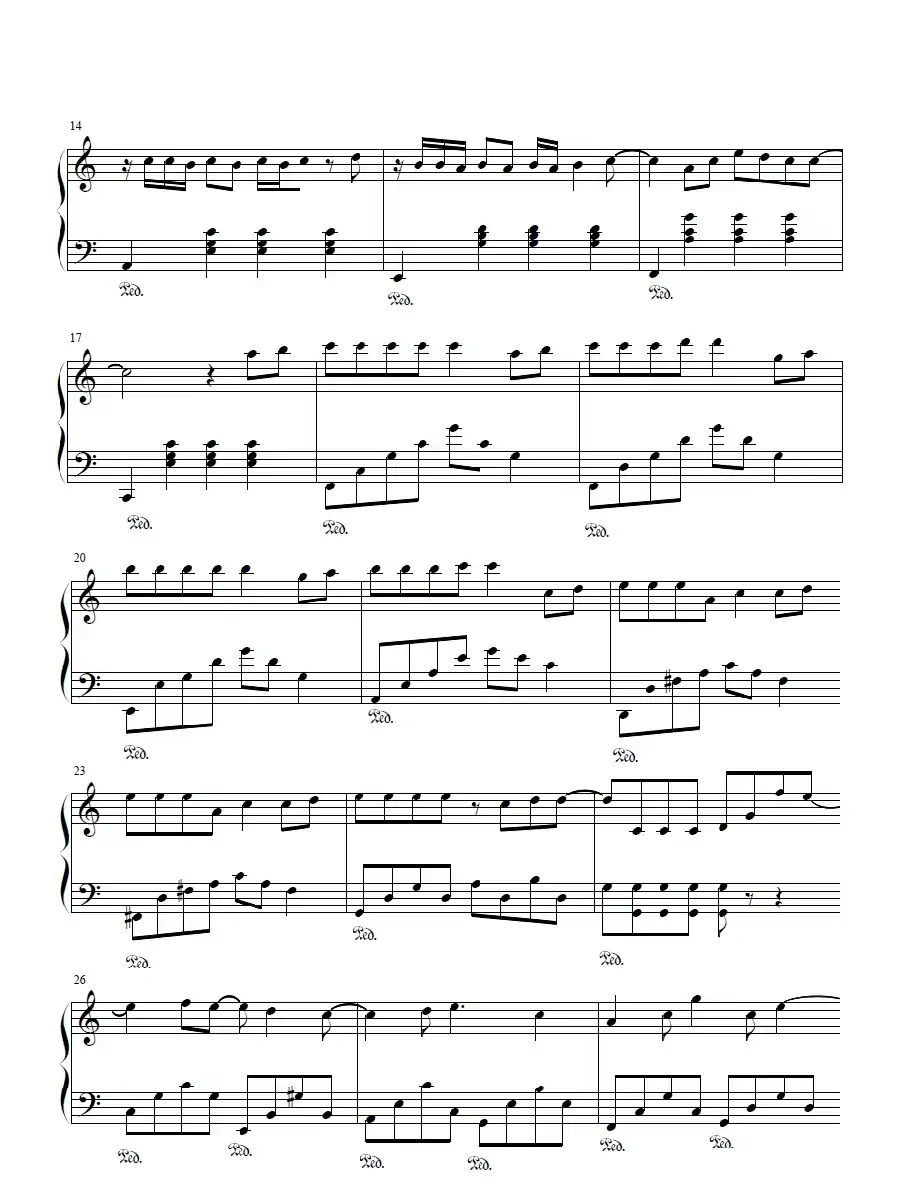 告白气球(宇毅制谱版)