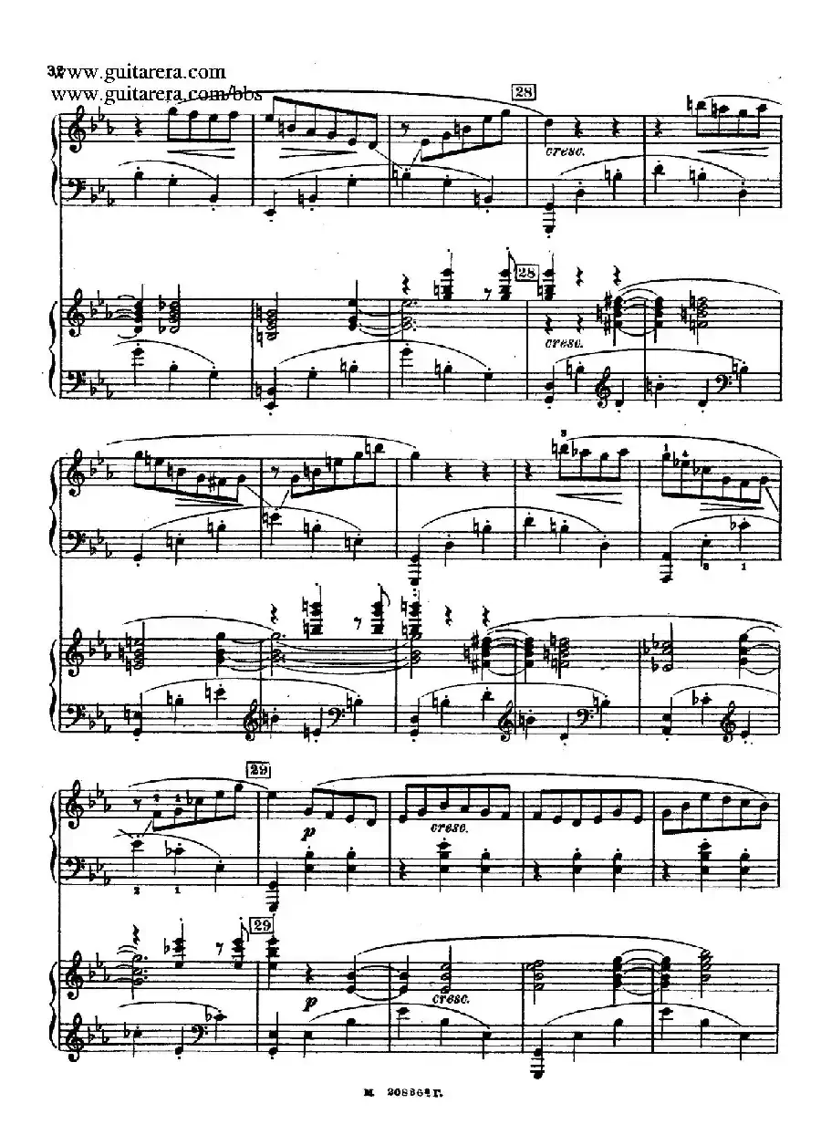 第二双钢琴组曲 Suite for Two Pianos No.2 Op.17（2. 圆舞曲 Valse）