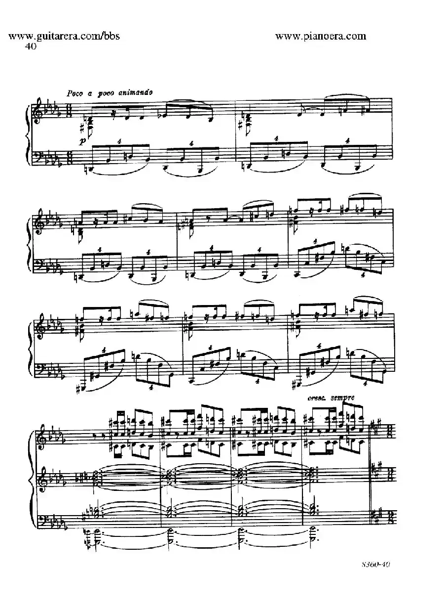 Fourth Piano Sonata S.360（第四钢琴奏鸣曲）