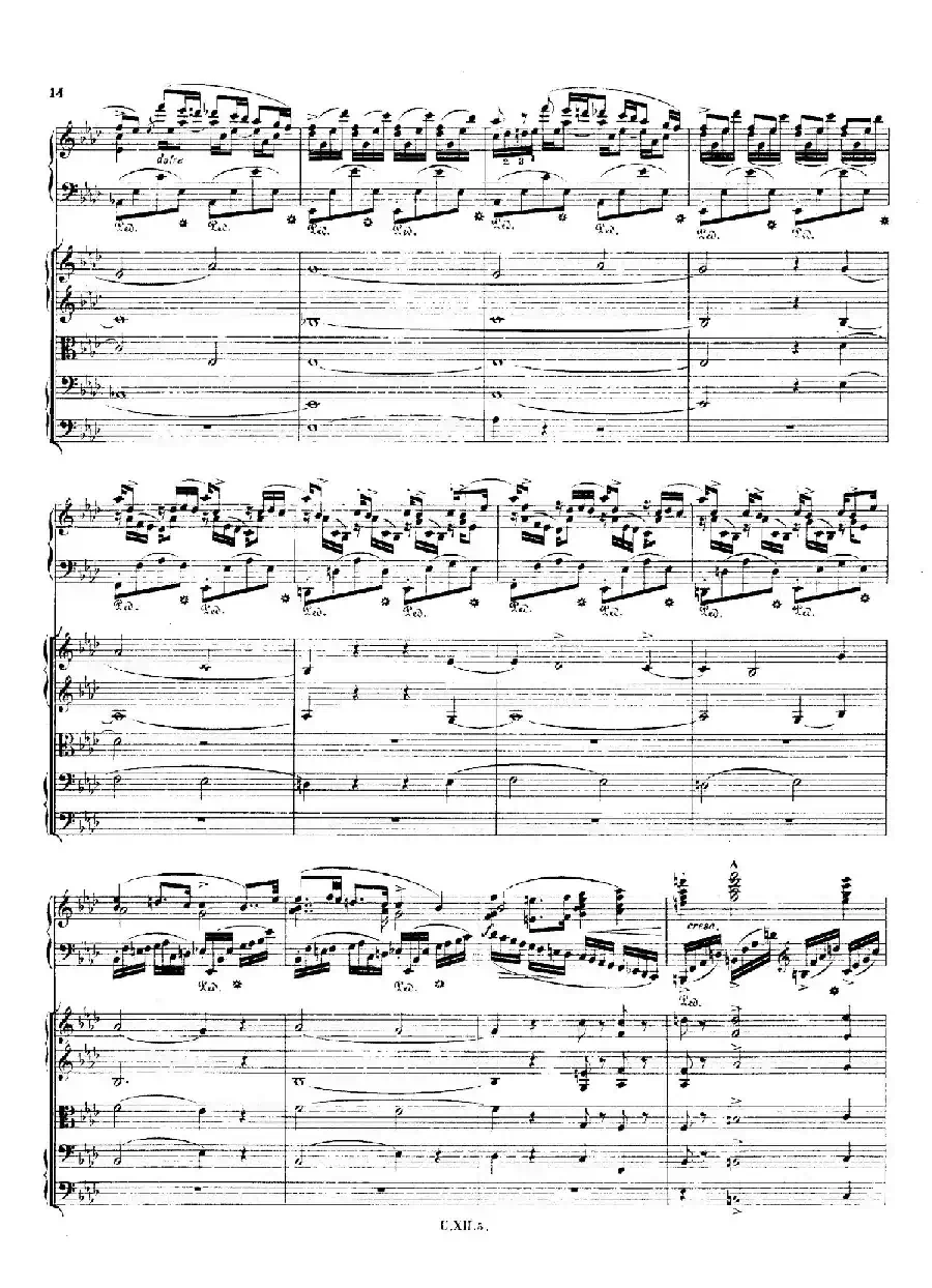 Piano Concerto No.2 in f Minor Op.21（f小调第二钢琴协奏曲·总谱）