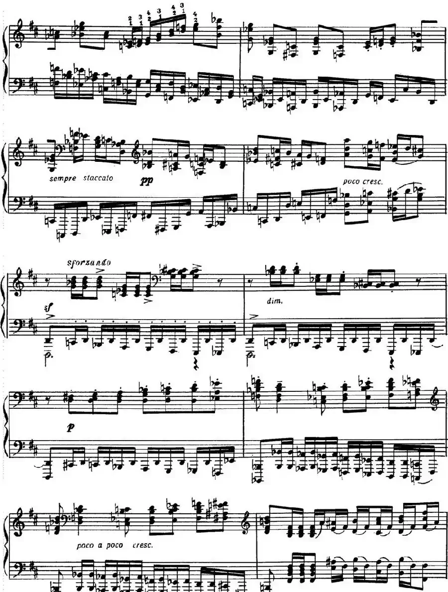 拉赫玛尼诺夫 音画练习曲17或18 Etudes tableaux Op.39 No.9