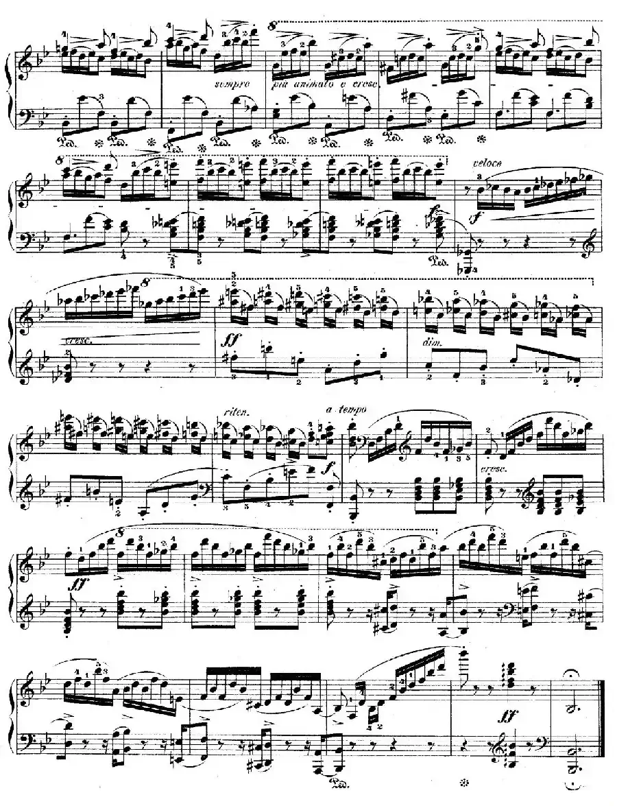 Variations on Je Vends Des Scapulaires Op.12（降B大调华丽变奏曲）