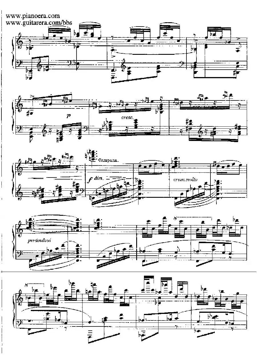 Goyescas（戈雅之画）（6. 幽灵的小夜曲 Serenata Del Espectro）