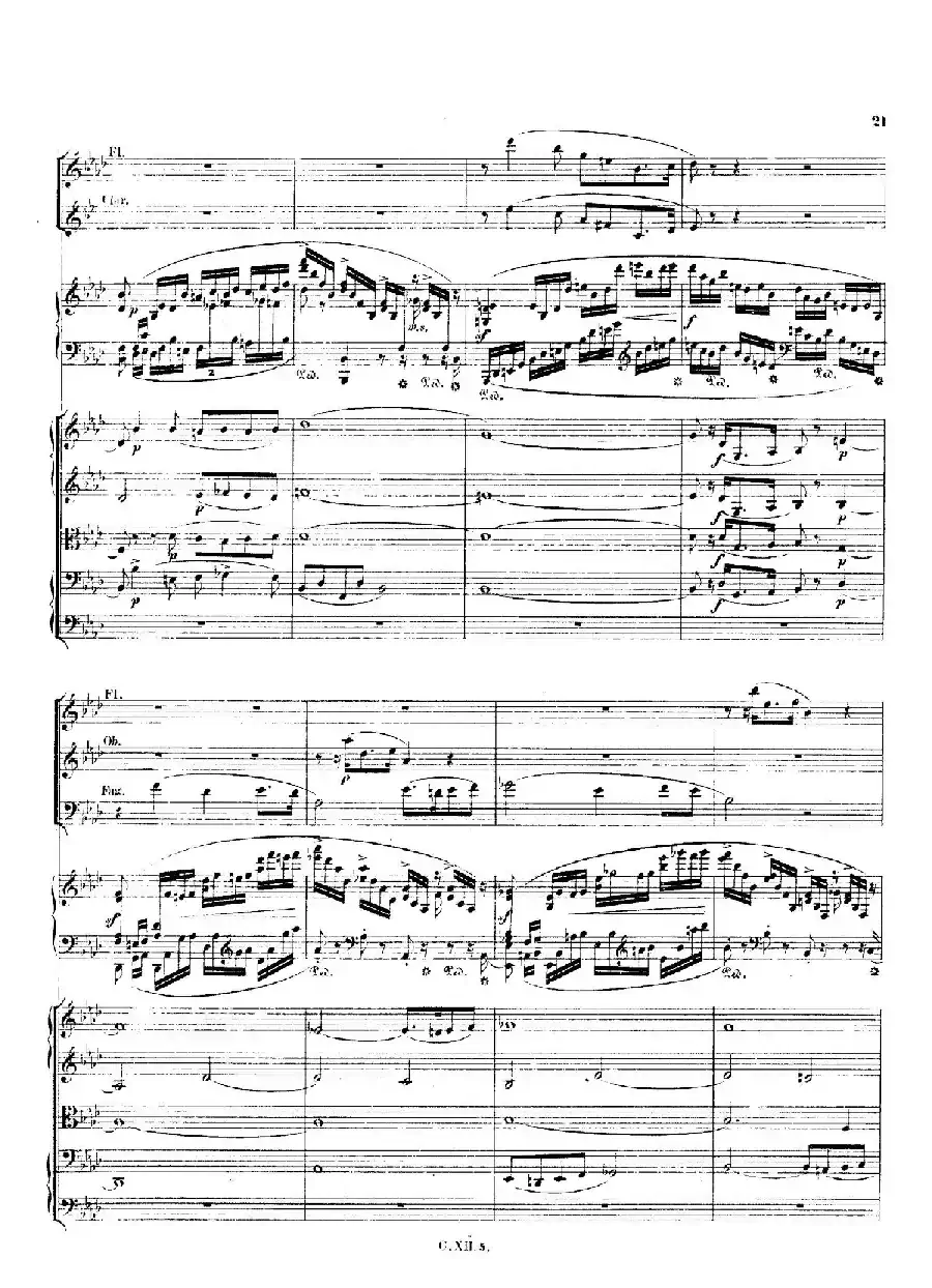 Piano Concerto No.2 in f Minor Op.21（f小调第二钢琴协奏曲·总谱）
