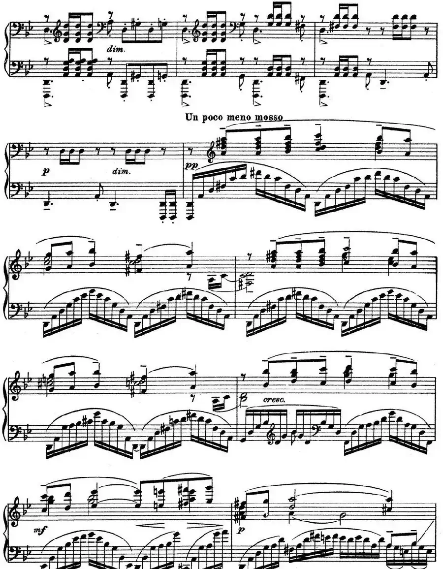 10 Preludes Op.23（拉赫玛尼诺夫10首前奏曲·Ⅴ）