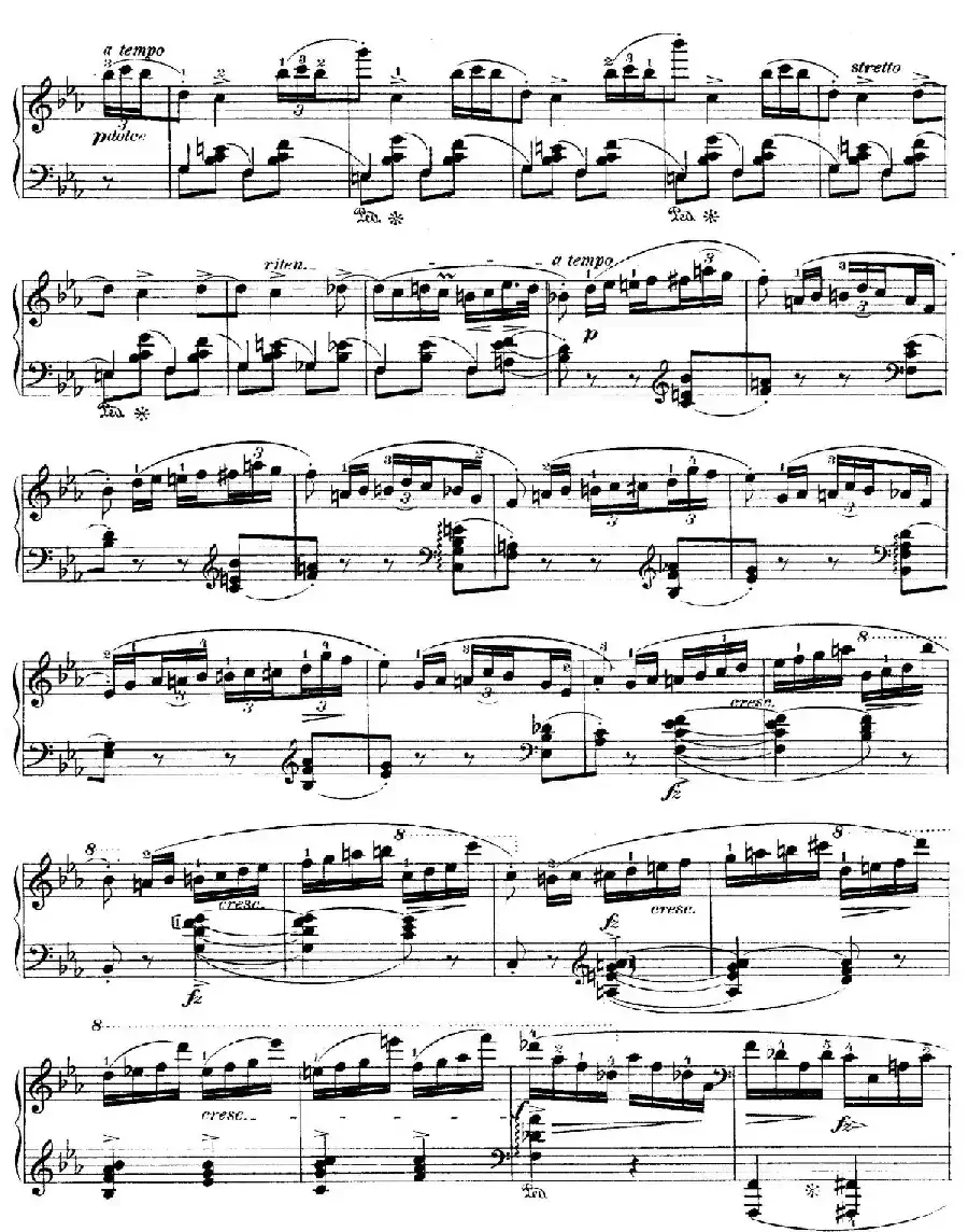 Rondo in E flat Major Op.16（降E大调回旋曲）