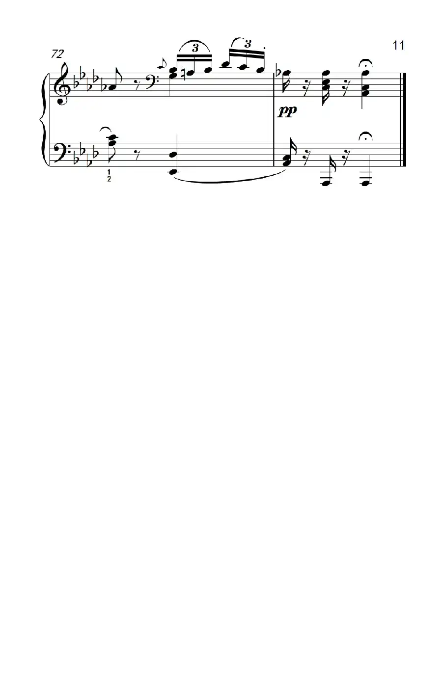 第八钢琴奏鸣曲（悲怆） 如歌的慢板