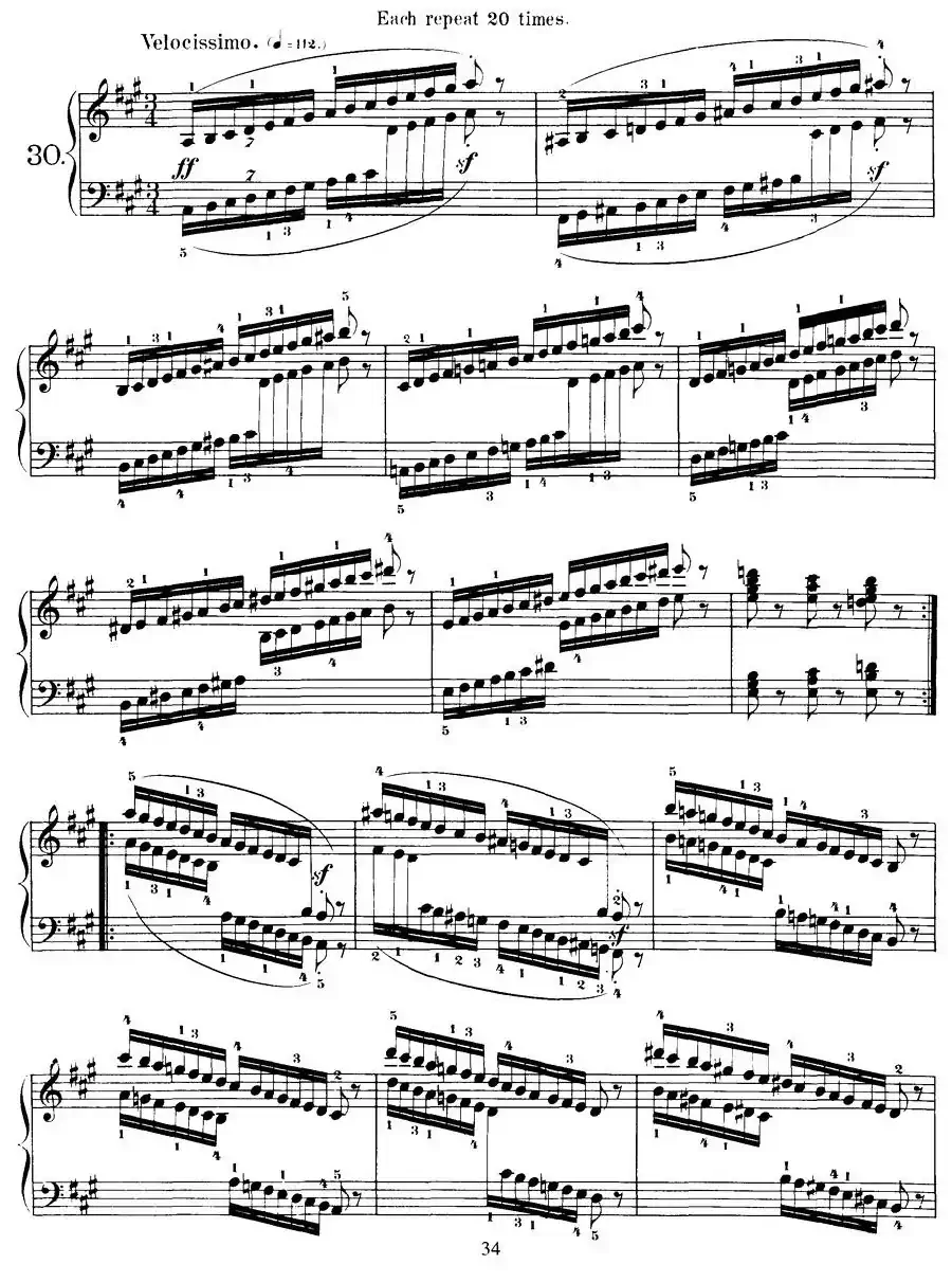 Czerny - 40 Daily Exerci Op.337（25—30）（40首日常训练曲）