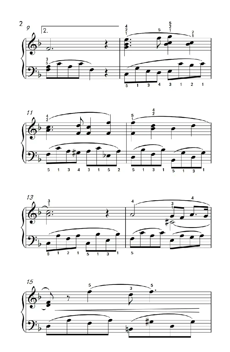 故乡的亲人（老年大学 钢琴教程 2）