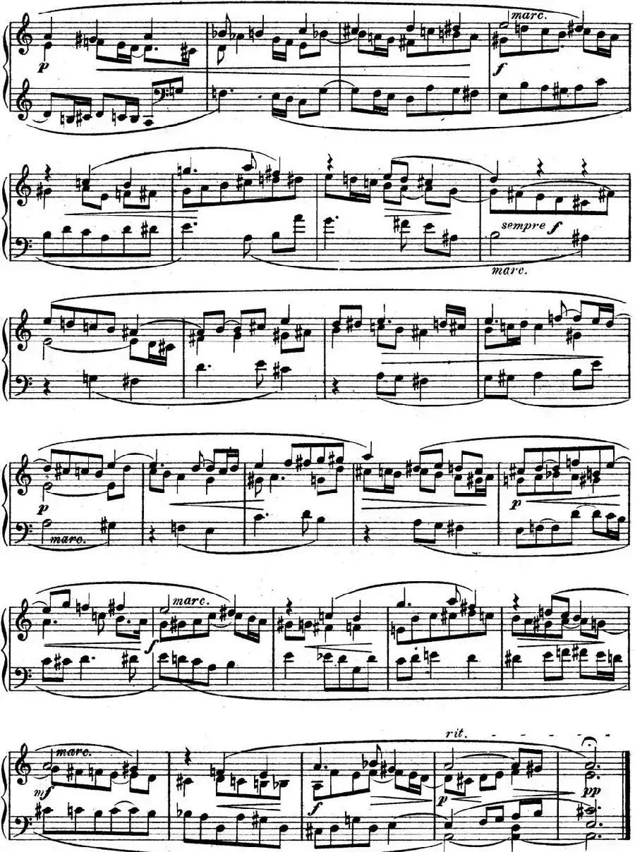 6 Preludes and Fugues Op.99（6首前奏曲与赋格·3）
