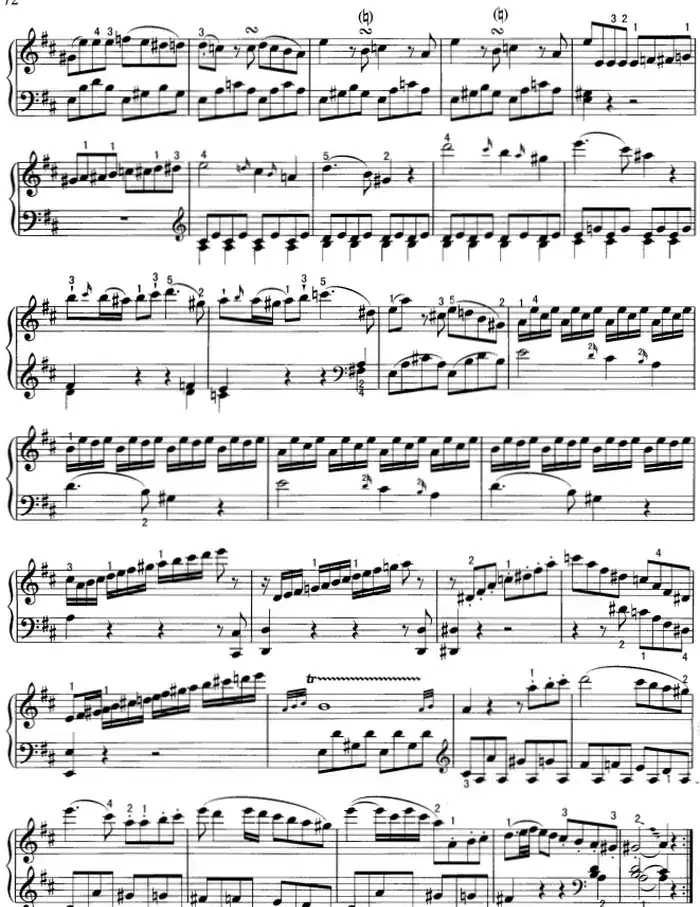 不可不弹的世界钢琴名曲：回旋曲（D大调）