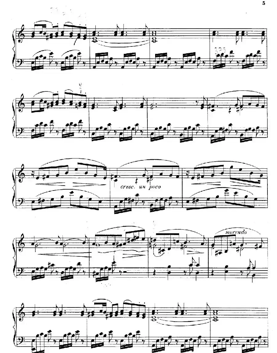 Cinque Miniatures Op.28（5首小画像·2）