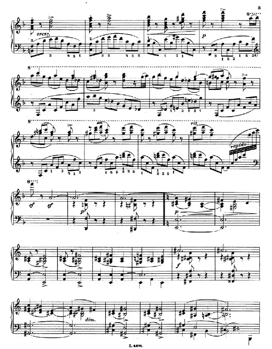 Charakterskizzen Op.40（个性素描 2. 往事 Jadis）