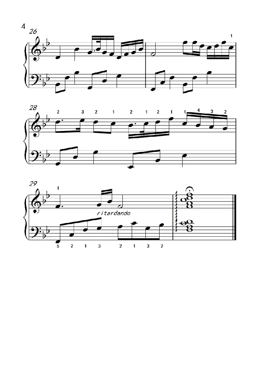 梁山伯与祝英台(老年大学 钢琴教程 3)