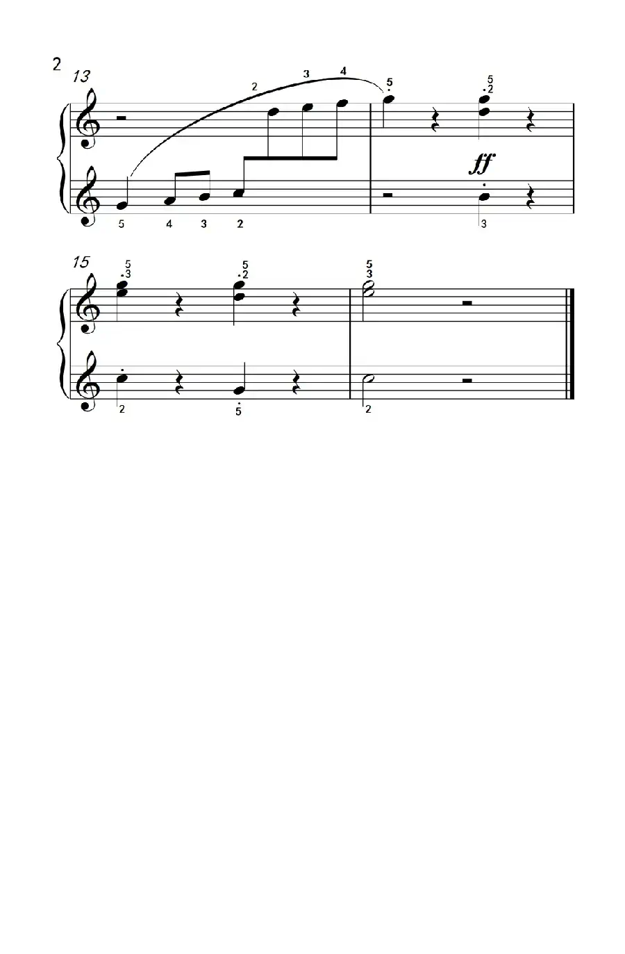 练习 音阶与和弦（约翰·汤普森 成人钢琴教程 第一册）