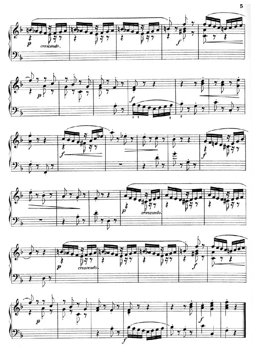 36 Etudes Rhythmiques et Melodiques Op.105（36首节奏与旋律练习曲 1—5）