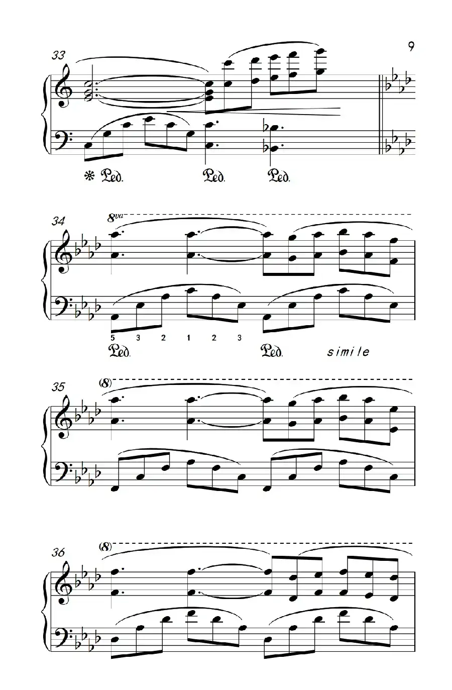 回忆 音乐剧《猫》主题曲（老年大学 钢琴教程 3）