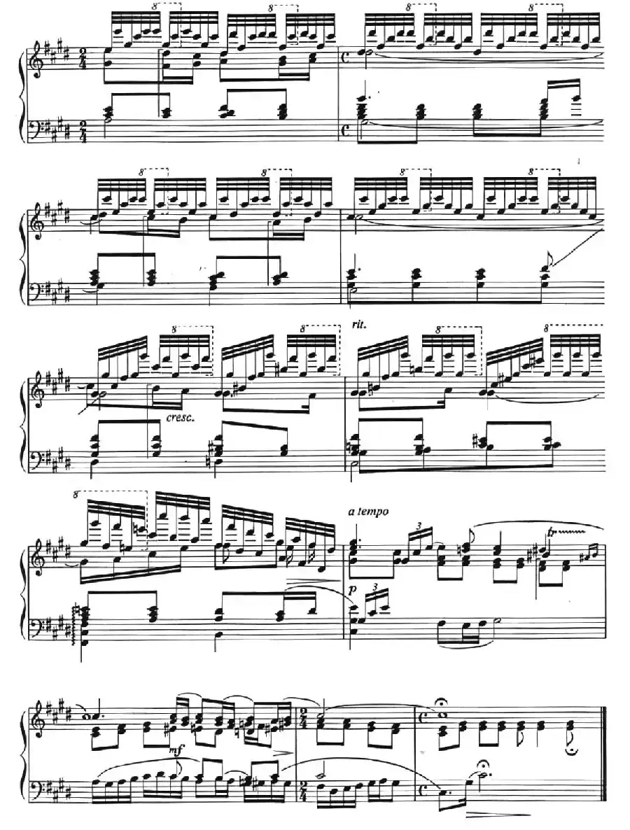练声曲 Vocalise Op.34-14
