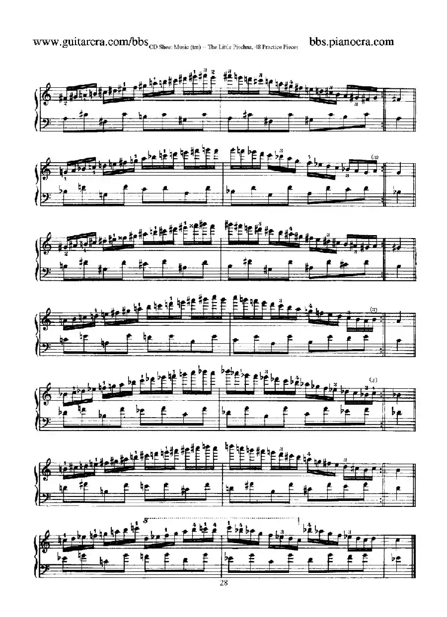 48 Practice Pieces（四十八首钢琴练习曲）