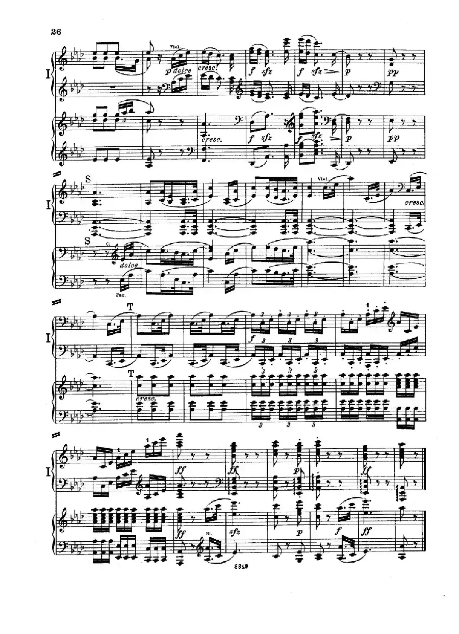 Symphony No.5 in c Minor Op.67（双钢琴版第1——2乐章）