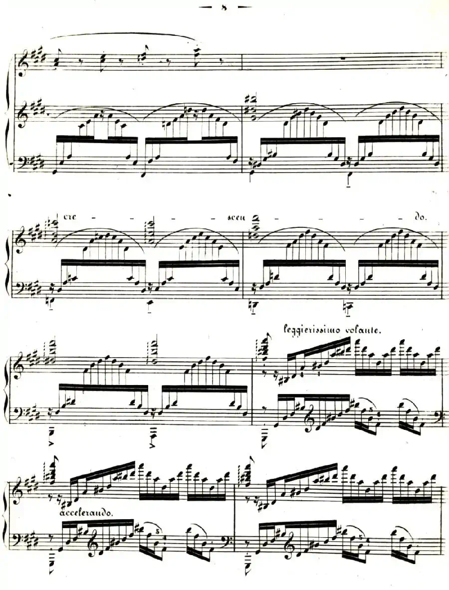 李斯特音乐会练习曲 S144（3 叹息 降D大调 S144 Un sospiro Db major）