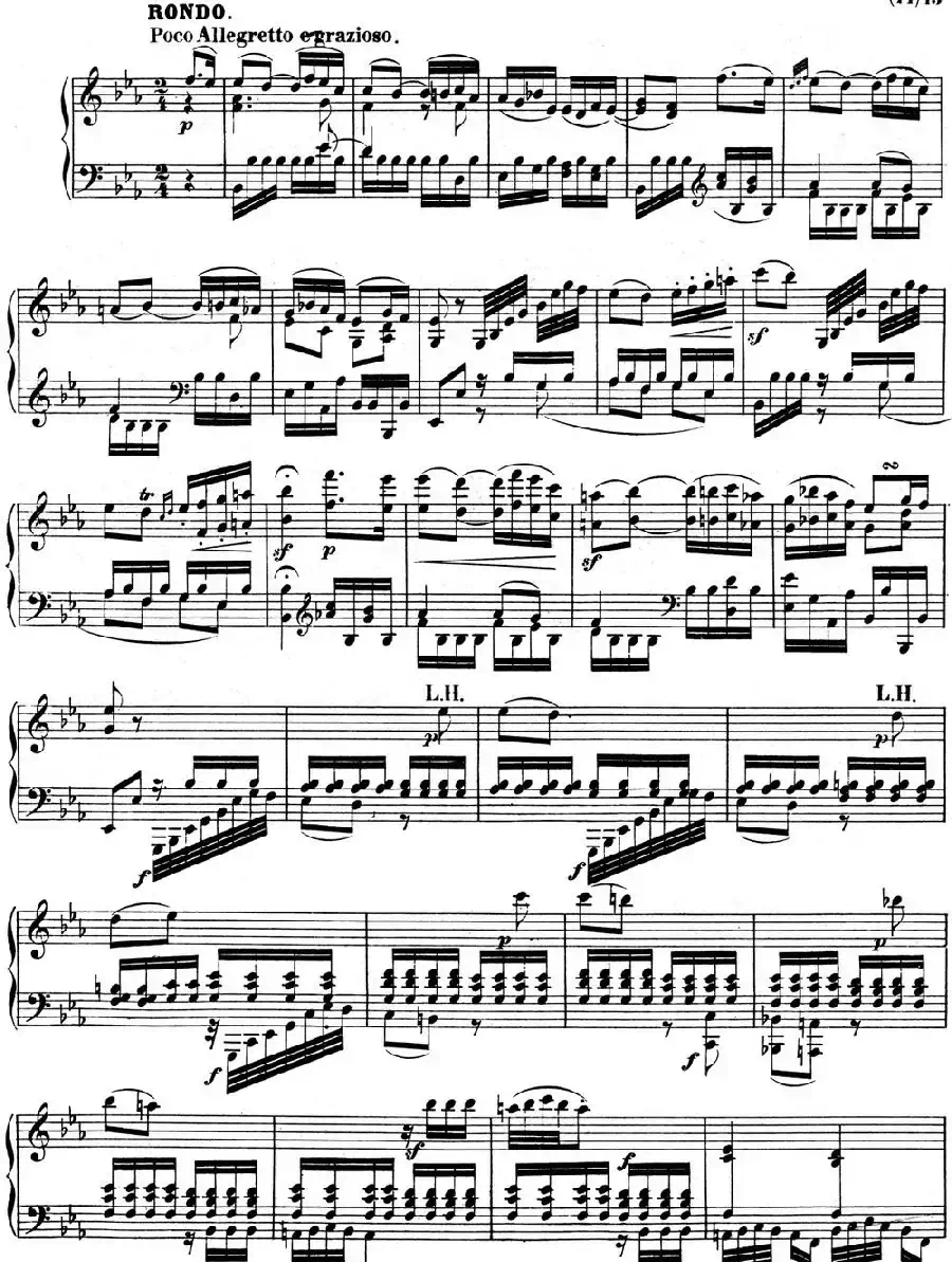 贝多芬钢琴奏鸣曲04 大调奏鸣曲 降E大调 Op.7 E-flat major