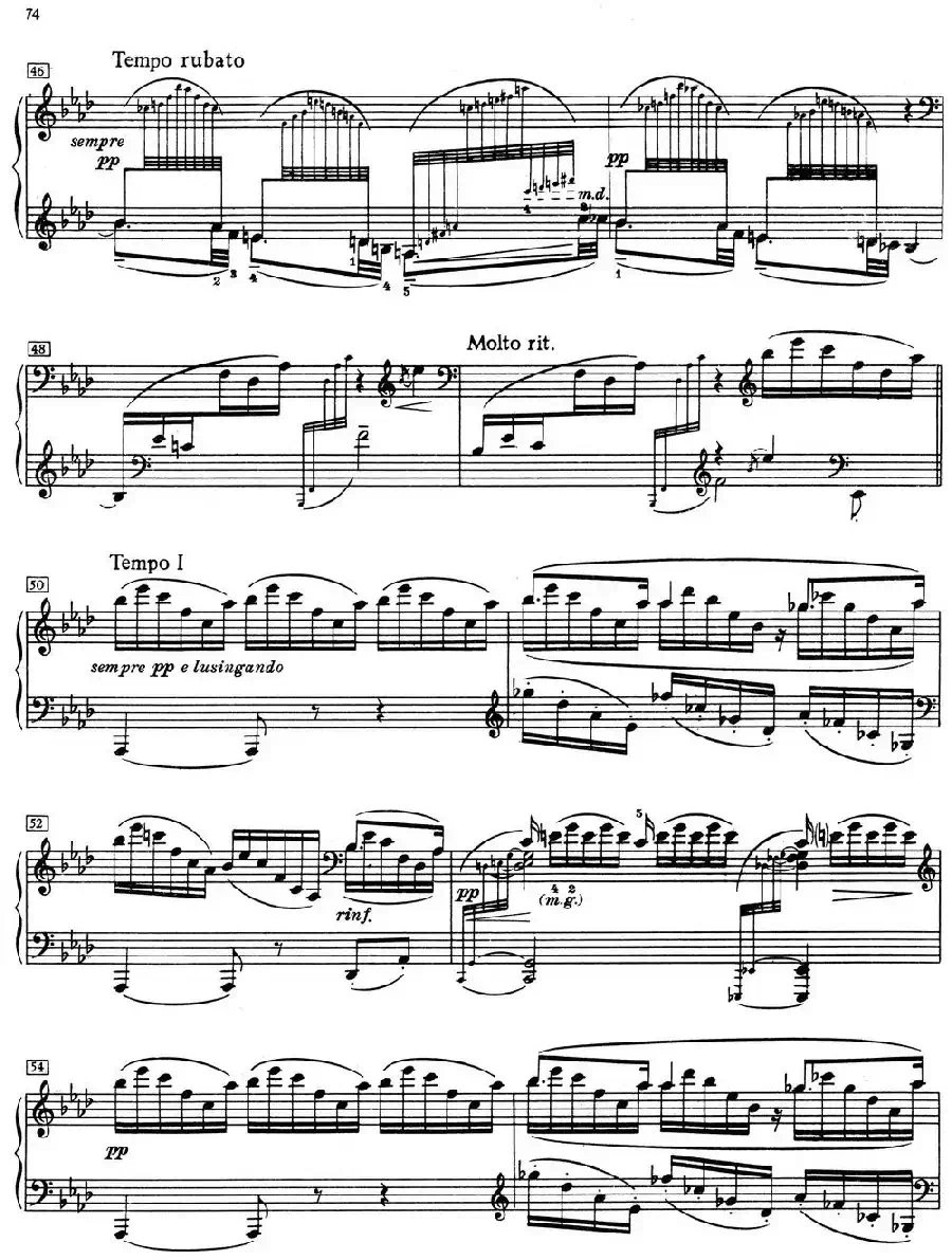 德彪西12首钢琴练习曲（11 琶音练习v1.0 arpèges composés）