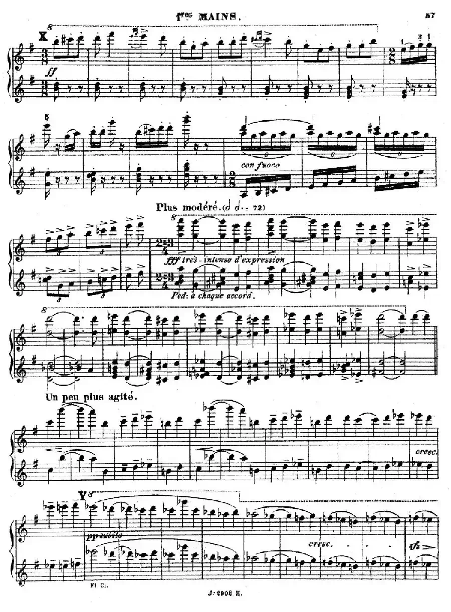 Symphony on a French Mountain Air Op.25（法国山歌交响曲·双钢琴·Ⅲ）