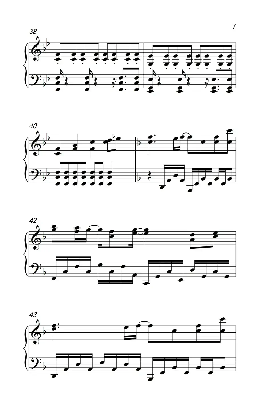 毕业歌（《弹吧音教》制谱）