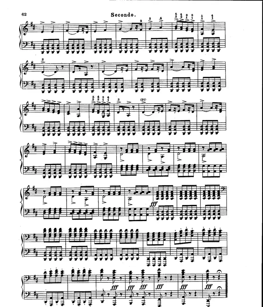 L'Arlesienne Suite No·2（阿莱城姑娘·第二组曲·四手联弹）