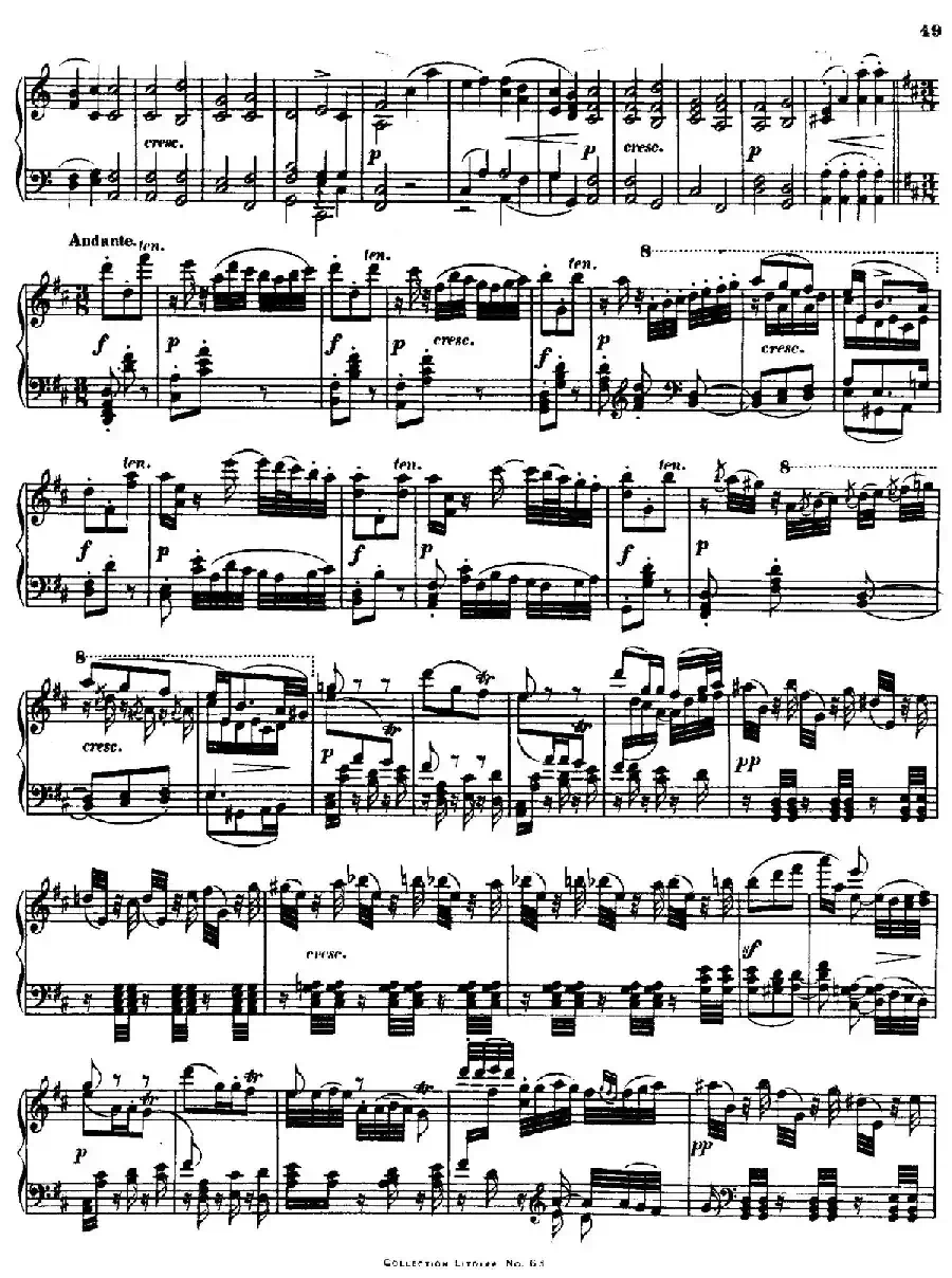 String Quartet No.15 in a Minor Op.132（a小调第十五弦乐四重奏·钢琴独奏版）