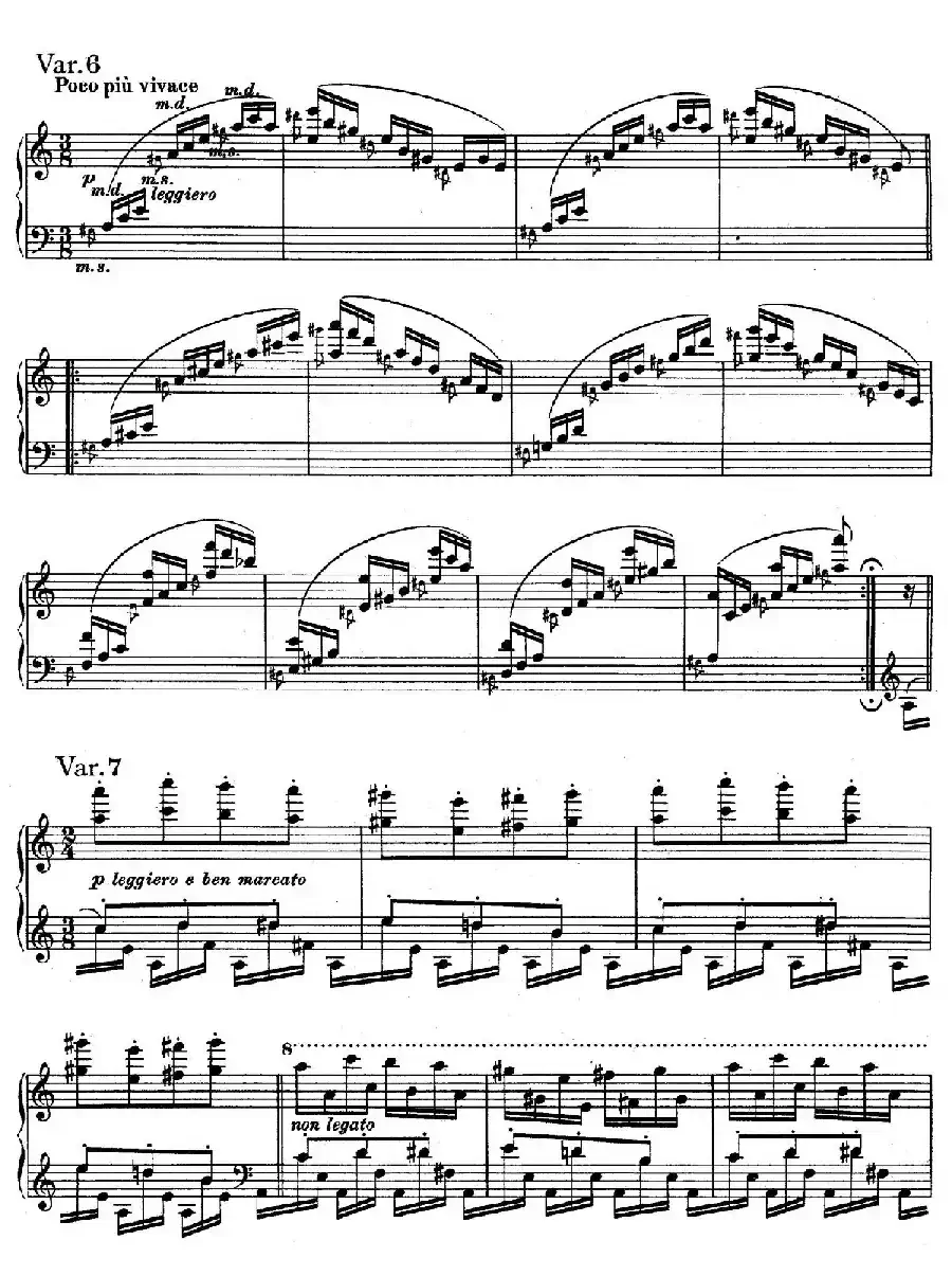 帕格尼尼主题变奏曲（Op.35 Livre2）