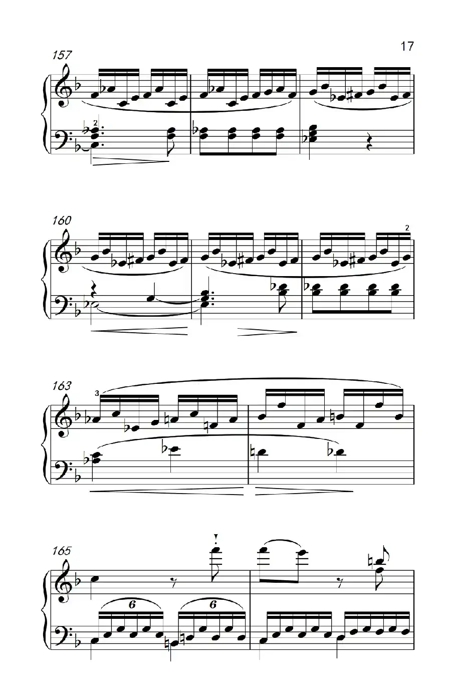 奏鸣曲 Opus 10 Nr.2 第一乐章（贝多芬奏鸣曲集 2）