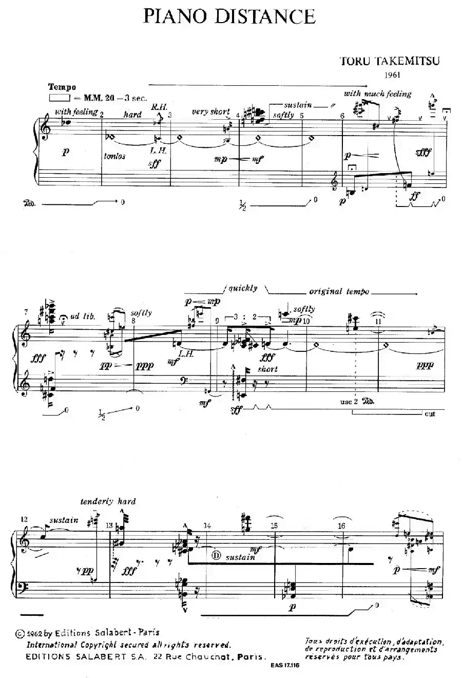 Piano Distance（弱奏的层次）