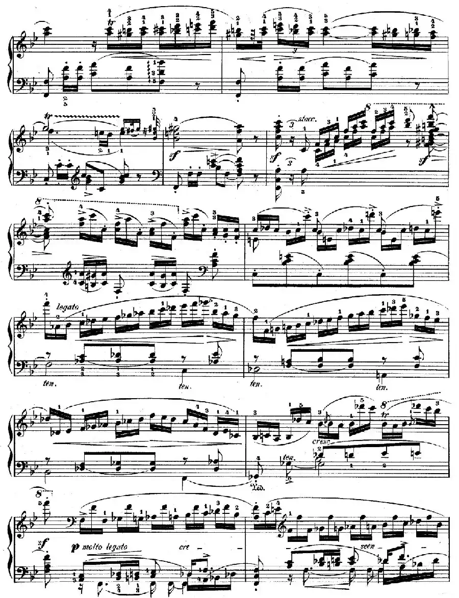 降B大调莫扎特主题变奏曲 Op.2（为钢琴与乐队而作）