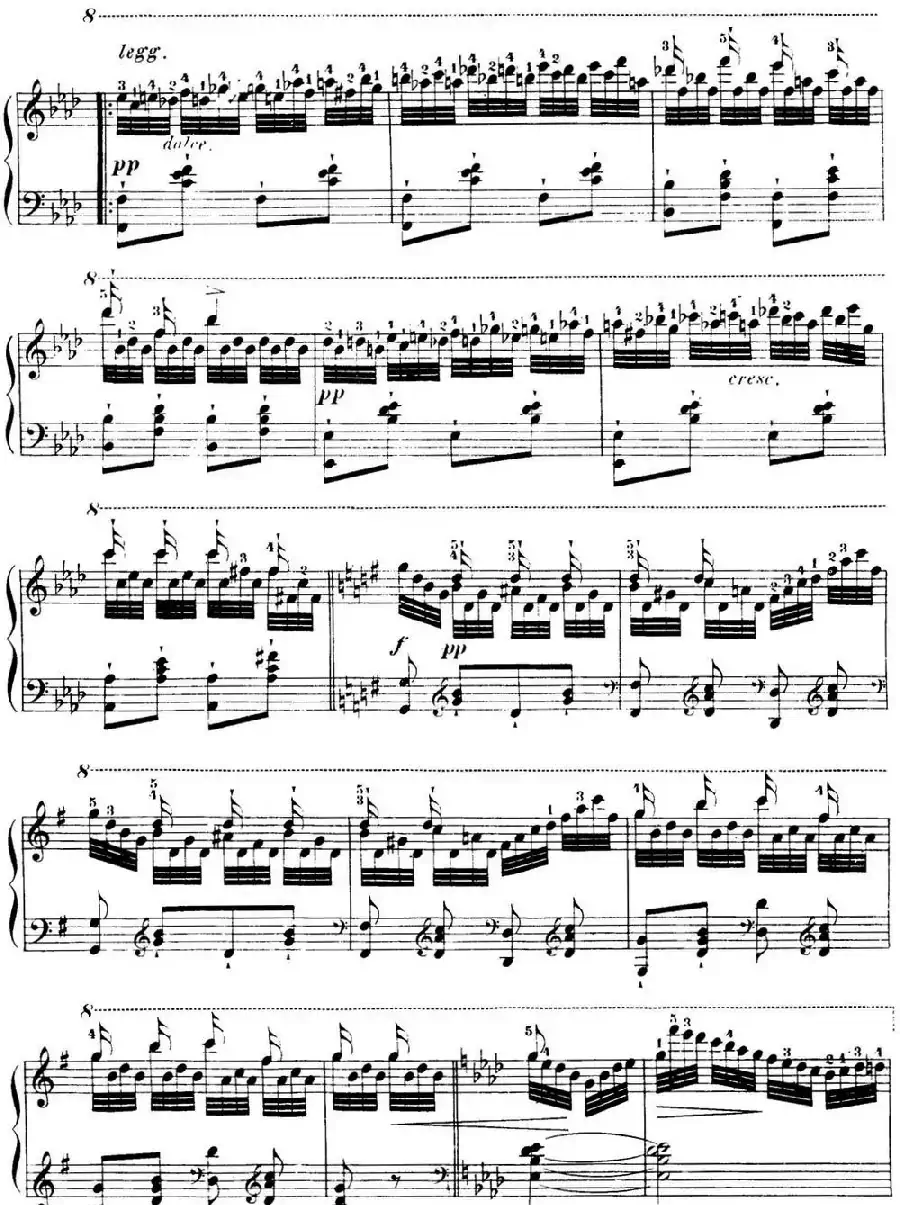 40首车尔尼Op.299钢琴快速练习曲（NO.37）