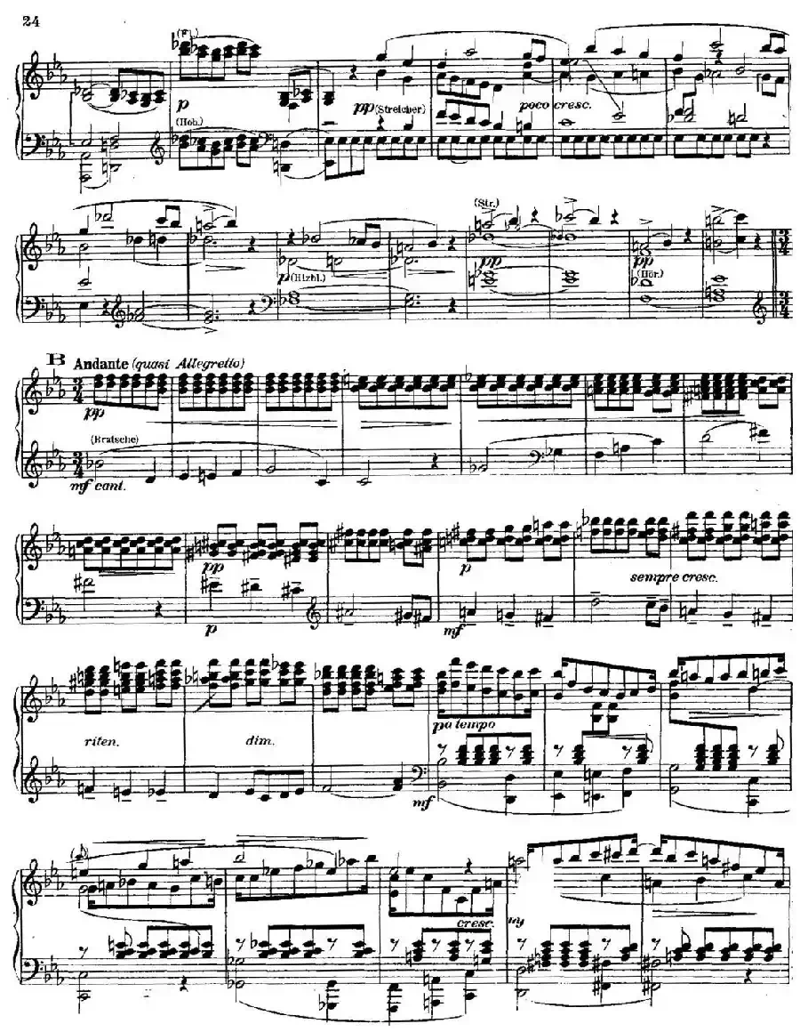 Symphony No.3 in d Minor - Solo Piano（d小调第三交响曲·钢琴独奏版·Ⅱ）