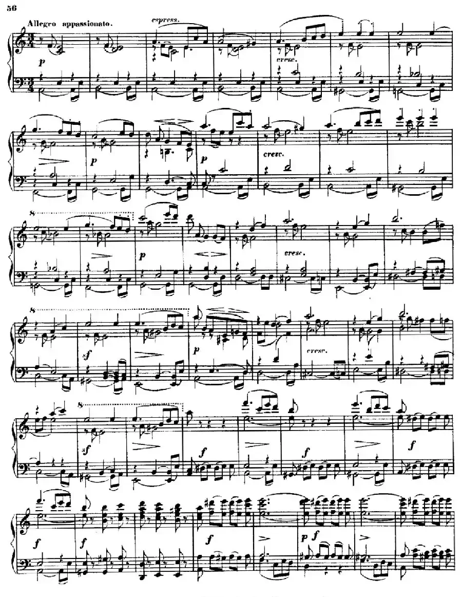 String Quartet No.15 in a Minor Op.132（a小调第十五弦乐四重奏·钢琴独奏版）