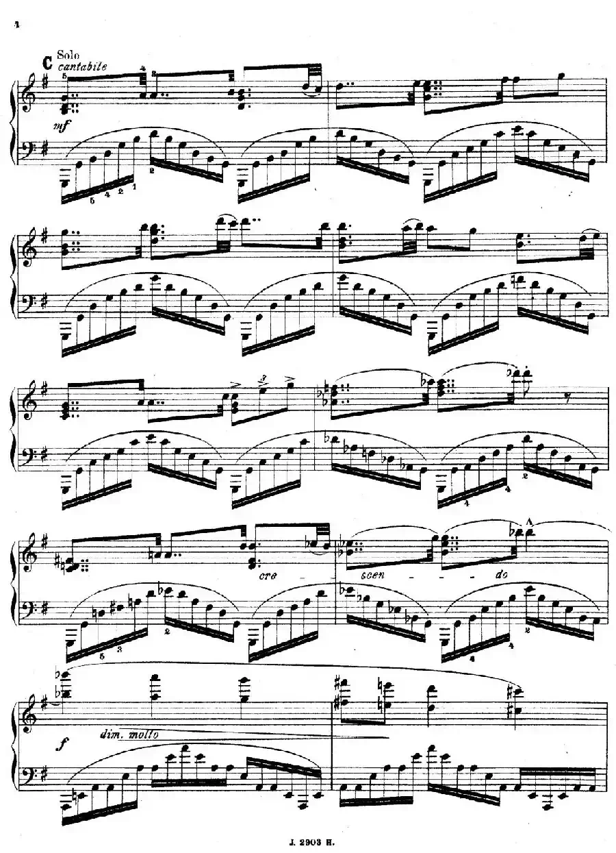 Symphony on a French Mountain Air Op.25（法国山歌交响曲·钢琴独奏·Ⅰ）