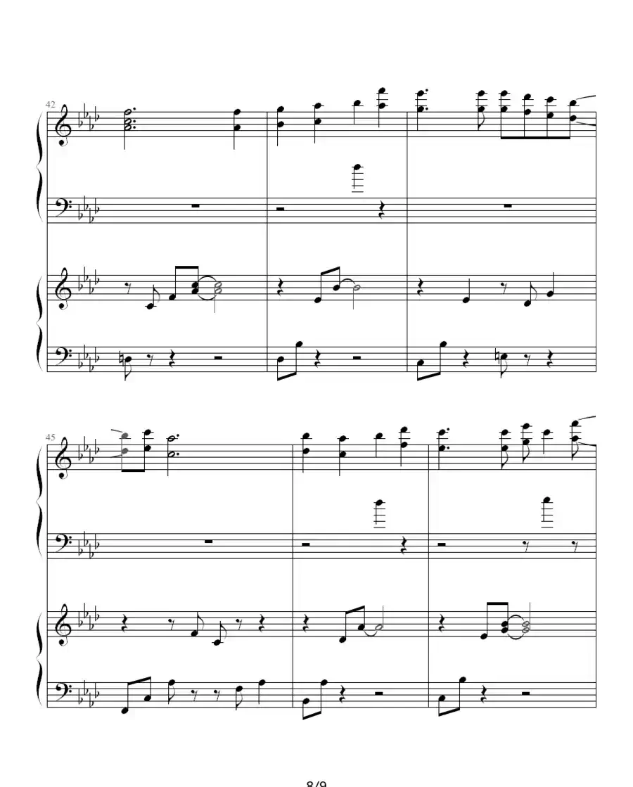 大好きだよ（双钢琴）