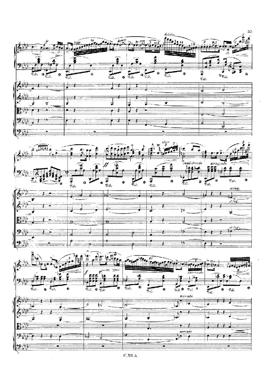 Piano Concerto No.2 in f Minor Op.21（f小调第二钢琴协奏曲·总谱）