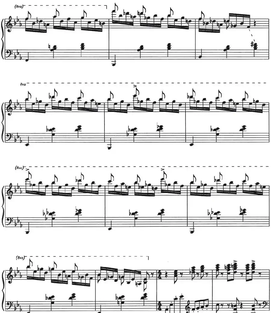 Etude 7.Fascinatin' Rythm（乔治·格什温练习曲·7、迷人的节奏）